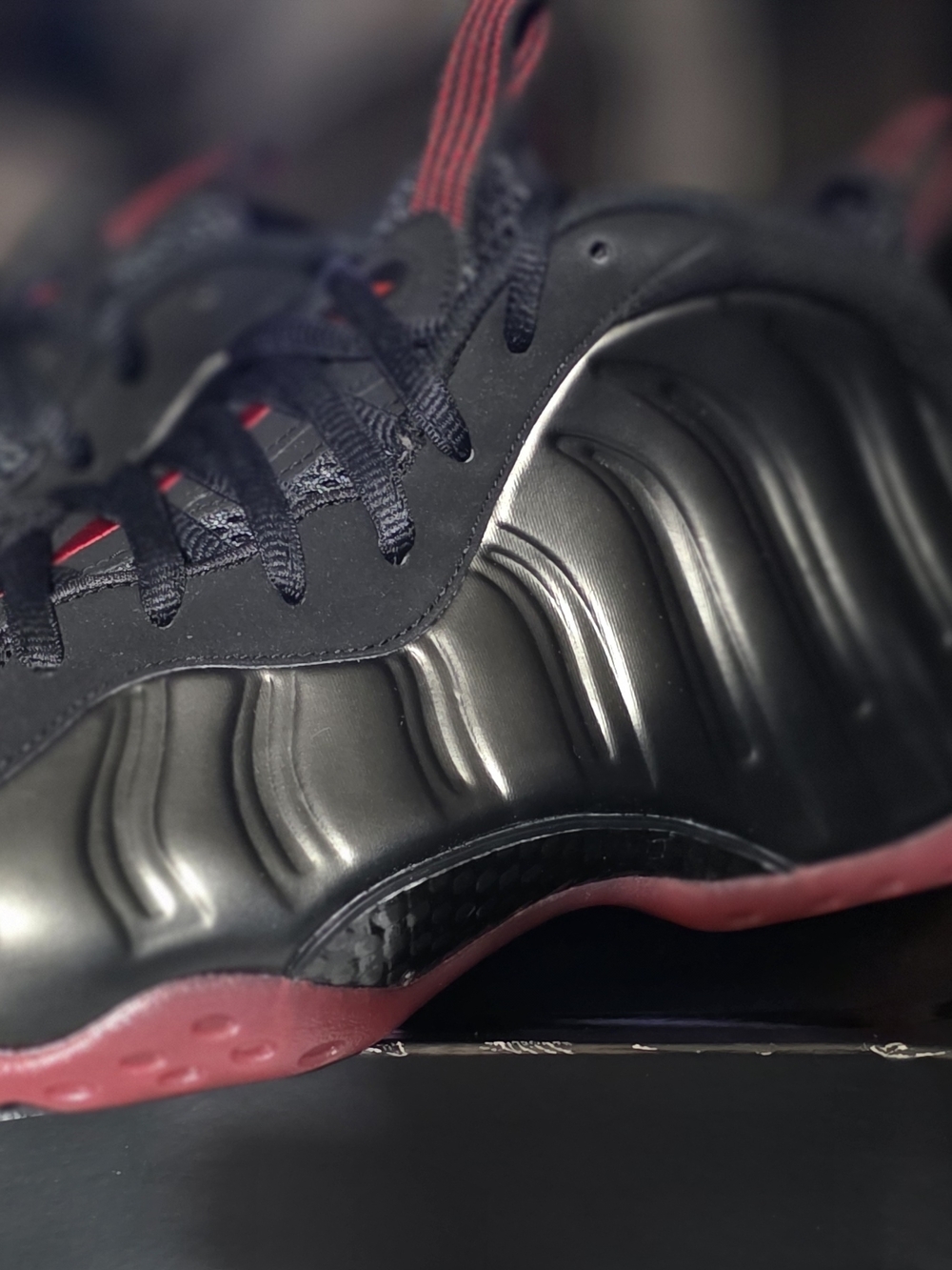 BRAND NEW - Men's Nike Air Foamposite One "Coughdrop" Black/Varsity Red